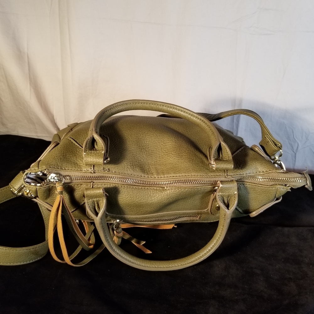 Charming Charlie Olive Handbag - Picture 5 of 16